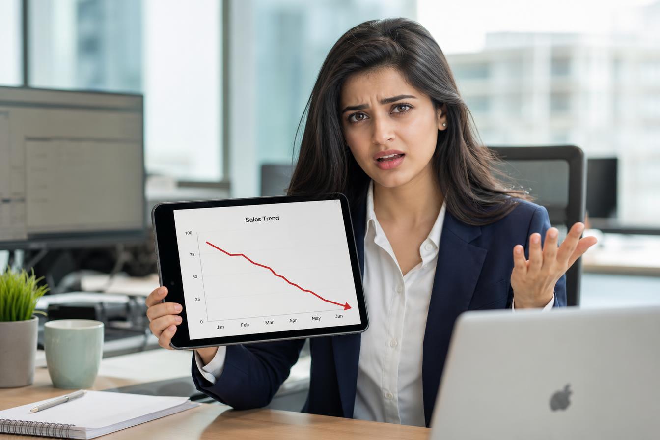 Frustrated business owner